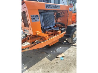 2002 PUTZMEISTER TK50 KATT KRETER CONCRETE PUMP TRAILER