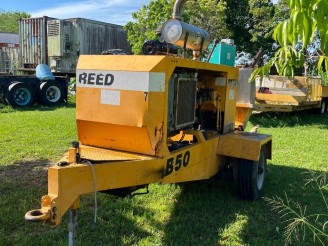 2005 REED B50 CONCRETE PUMP TRAILER