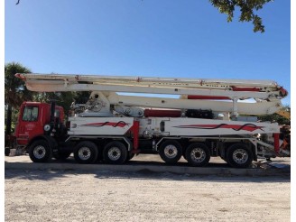 2001 MACK-SCHWING MR600-X52 CONCRETE PUMP TRUCK
